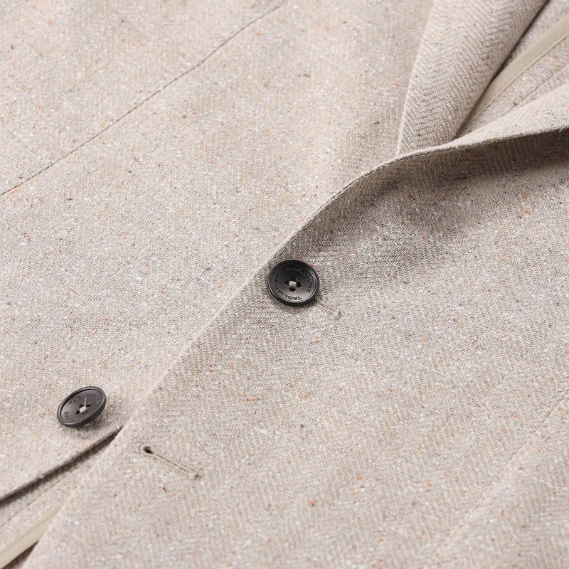Tagliatore Blazer Sakko aus Baumwollmix braun(Image 7)