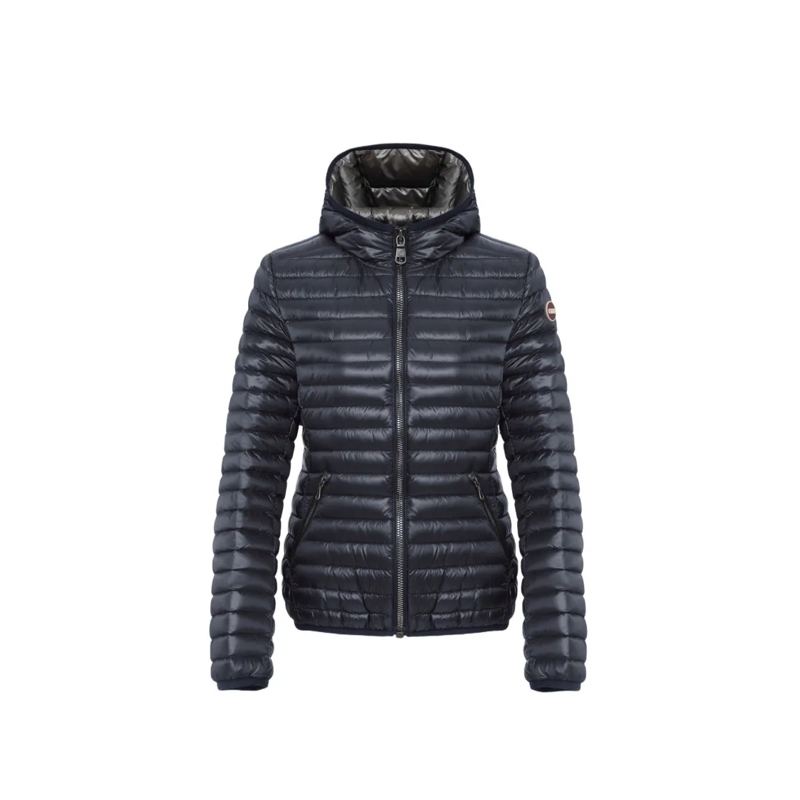 Colmar Originals  Iridescent Down Jacket With Fixed Hood Black