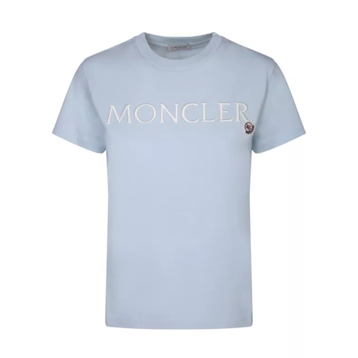 Moncler Cotton T-Shirt Blue 