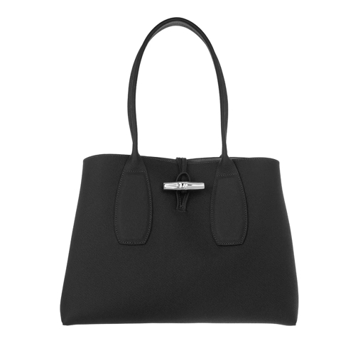 Longchamp Roseau Shoulder Bag  Black Tote
