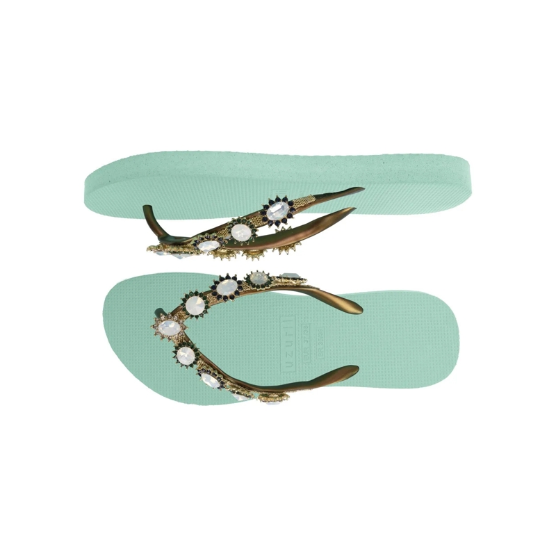 UZURII Flip Flops Pantoffeln Pantoffel Boo Boo mintgrün(Image 4)