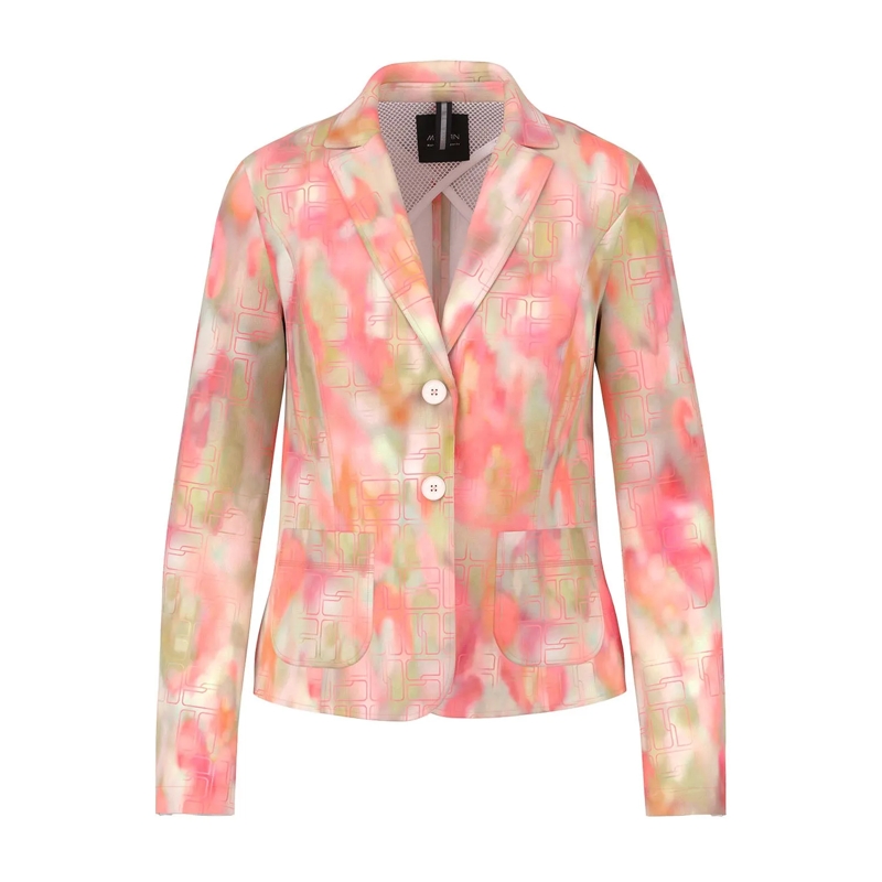 Marc Cain Blazer Blazer mit Print mehrfarbig