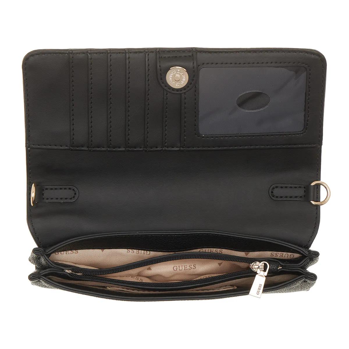 Guess Crossbody bags Noelle Xbody Flap Organizer in donkergrijs
