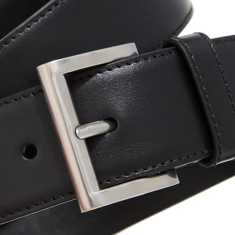 Prada Ledergürtel Women Leather Belt Black(Image 5)
