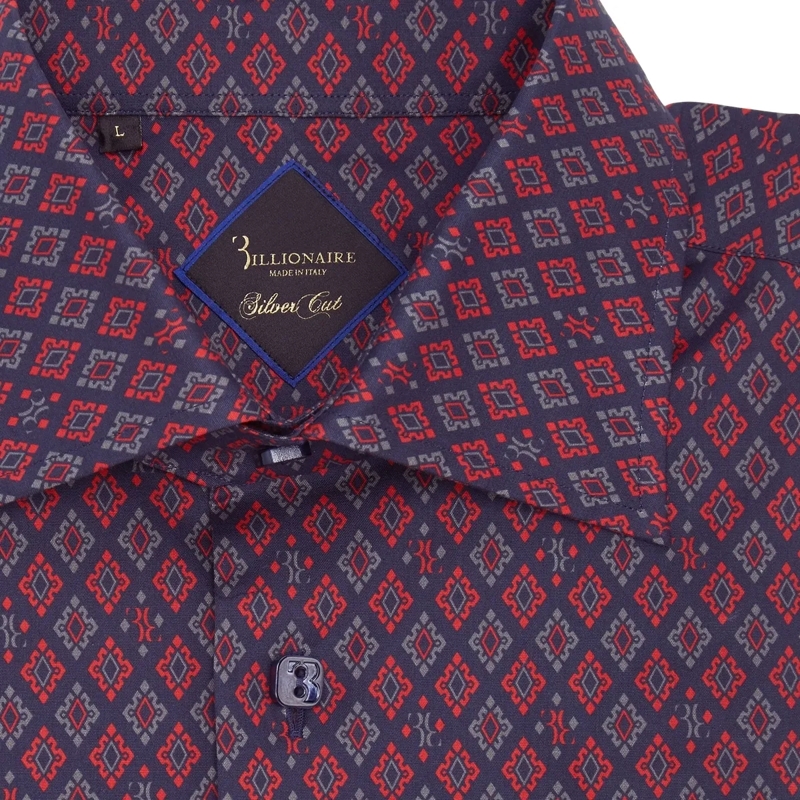 BILLIONAIRE Hemd Hemd Slim Fit dunkel-blau(Image 5)