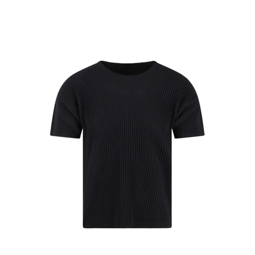 ISSEY MIYAKE PLEATS PLEASE T-Shirts Plisse` T-Shirt Black