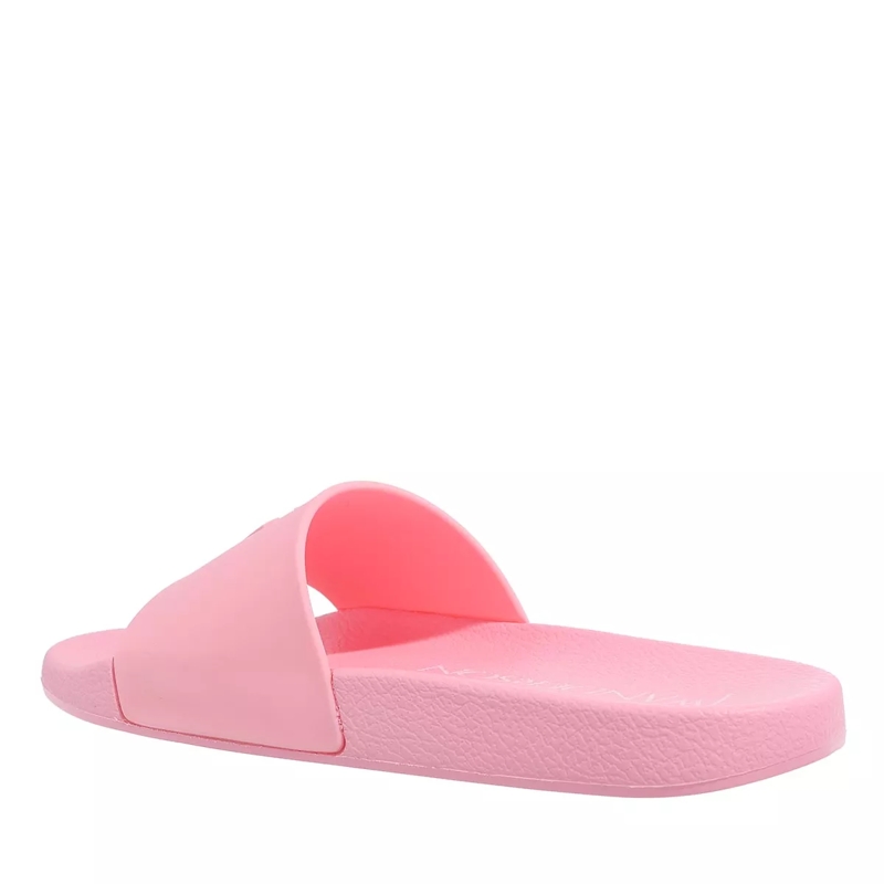 J.W.Anderson Slides Slide Rubber 321 Pink + Logo Light Green(Image 2)