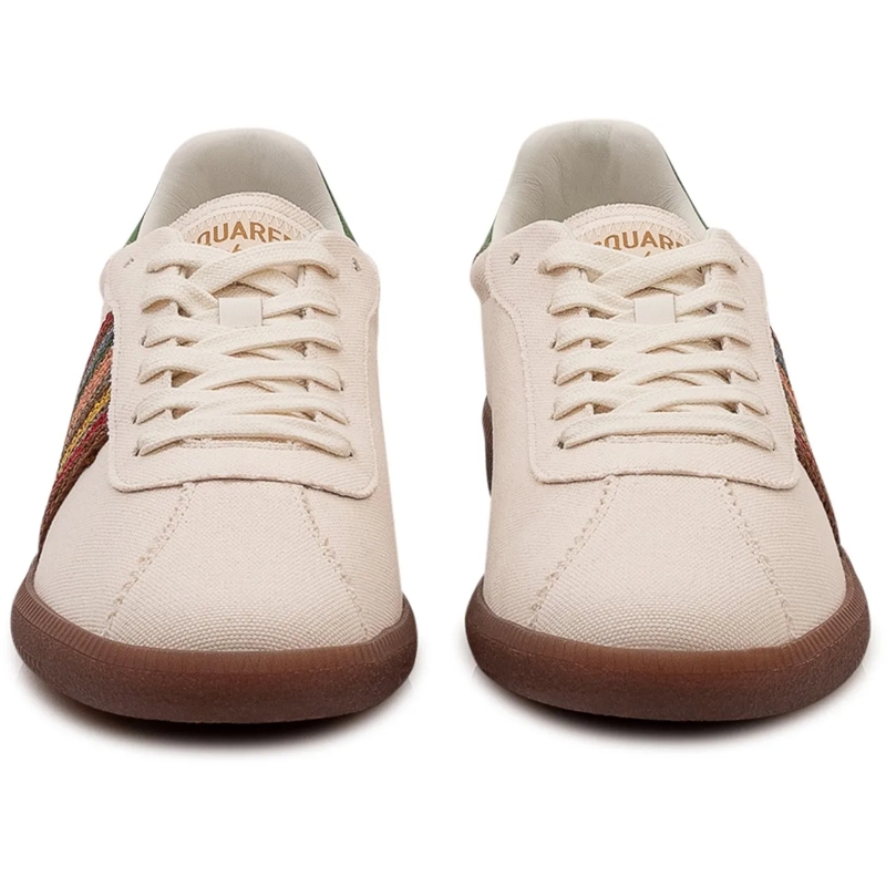 Dsquared2 Low-Top-Sneaker Sneakers in Tela con Inserti Multicolore weiß(Image 2)