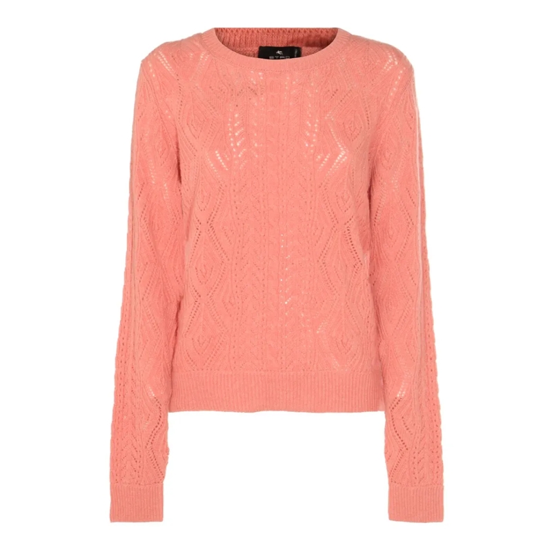 Etro Trui Pink Cotton Knitwear Pink