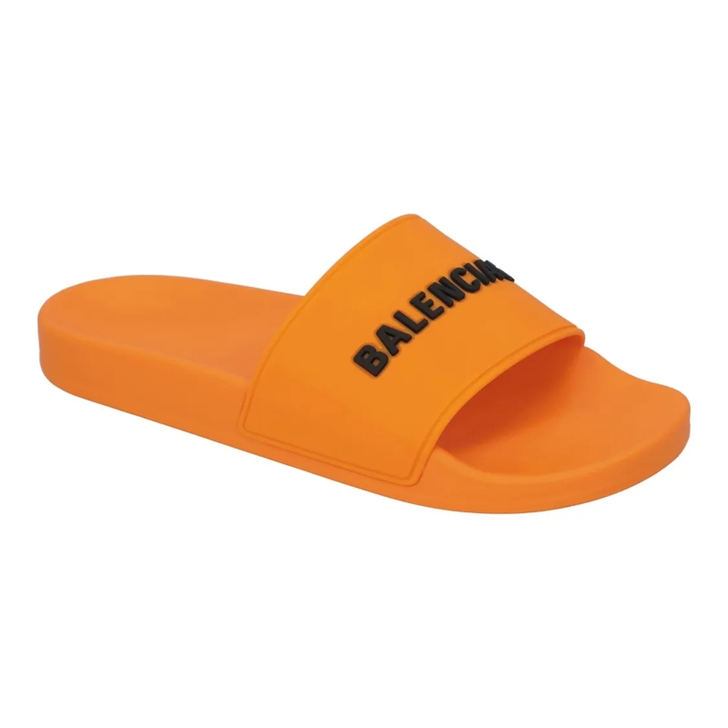 Balenciaga Sandalen Logo Pool Slide Orange Orange