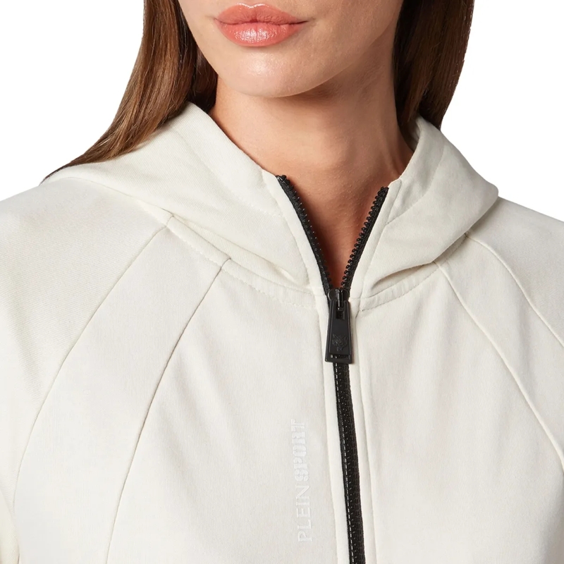 Plein Sport Daunenjacke Sweatjacke Mit Kapuze beige(Image 5)