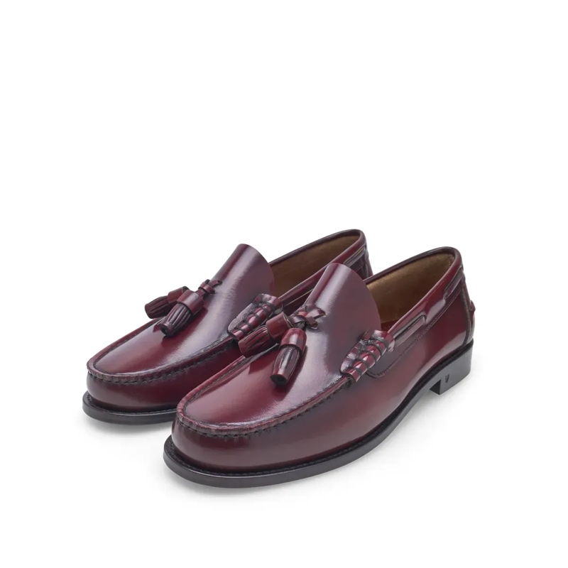 Henry Stevens Monkstraps Loafer Hunter M TL bordeaux(Image 2)