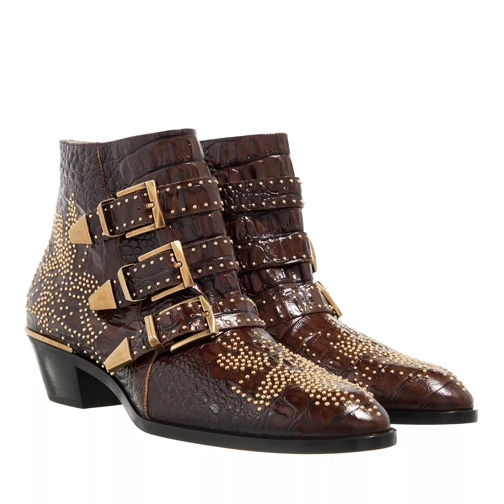 Chloé Susan Boots Dark Brown Ankle Boot
