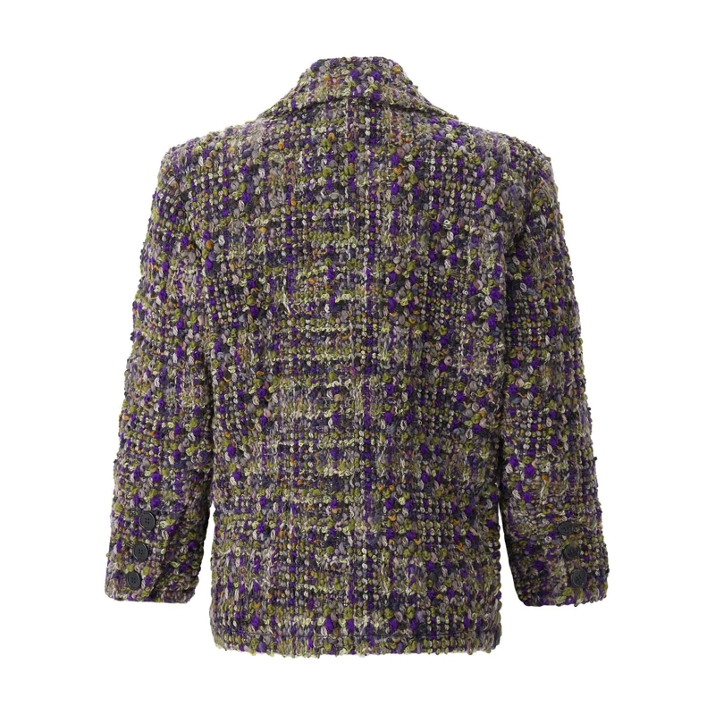 Saint Laurent Blazer Blazer aus Tweed mehrfarbig(Image 2)