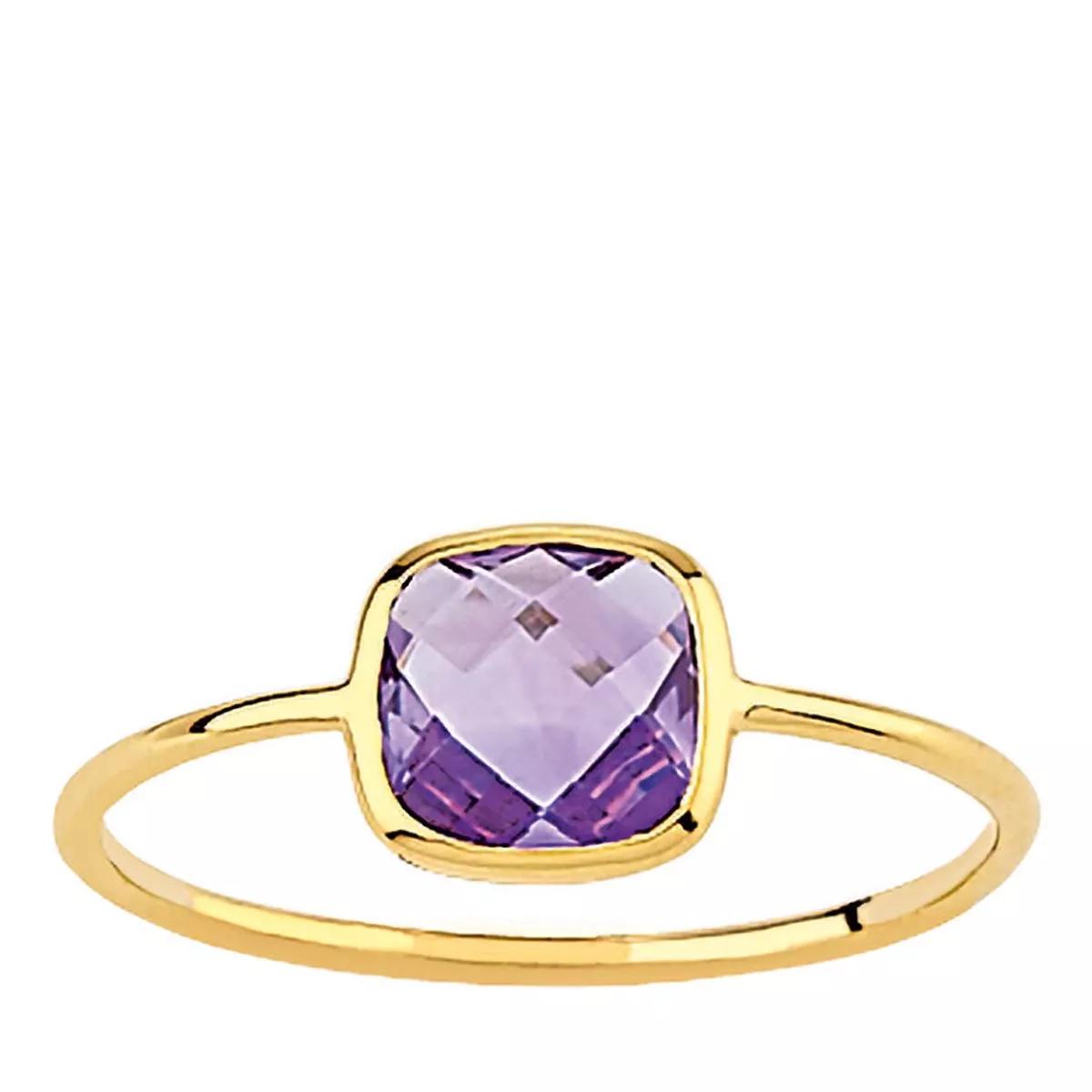 Amethyst gold deals ring