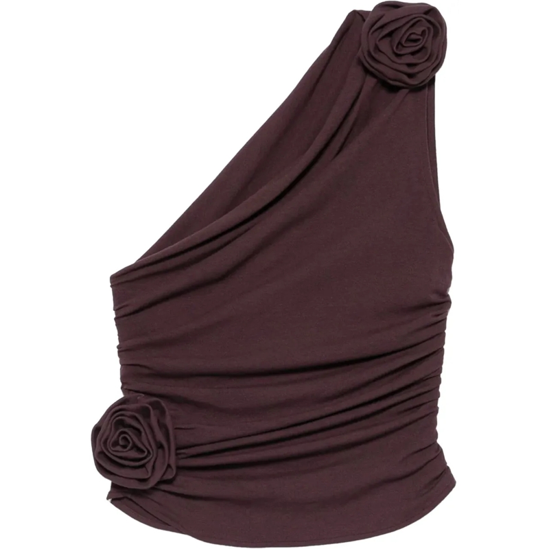 Magda Butrym T-Shirt Tshirt 01 Bordeaux rot