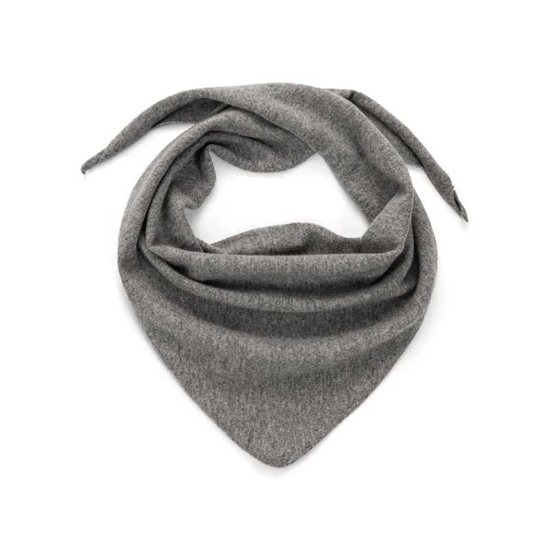 Extreme Cashmere Écharpe Tuch Bandana aus Kaschmir-Mix grau