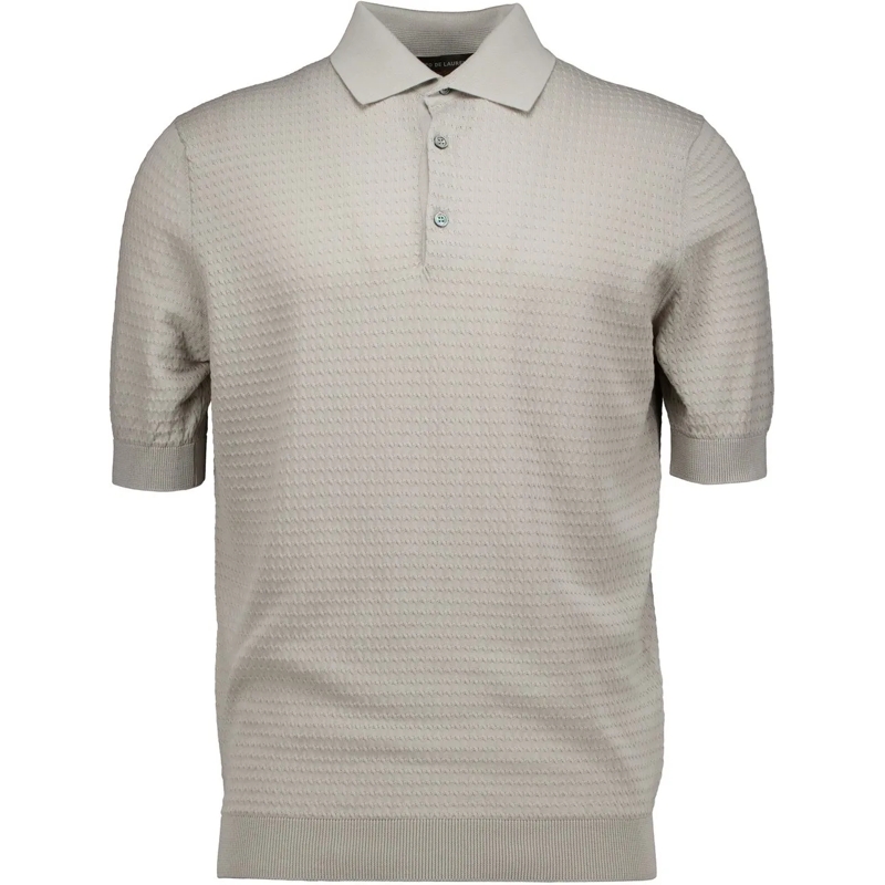 FILIPPO DE LAURENTIIS Poloshirt Filippo De Laurentiis Polo Mc Polos Lichtgrijs Pl1 grau