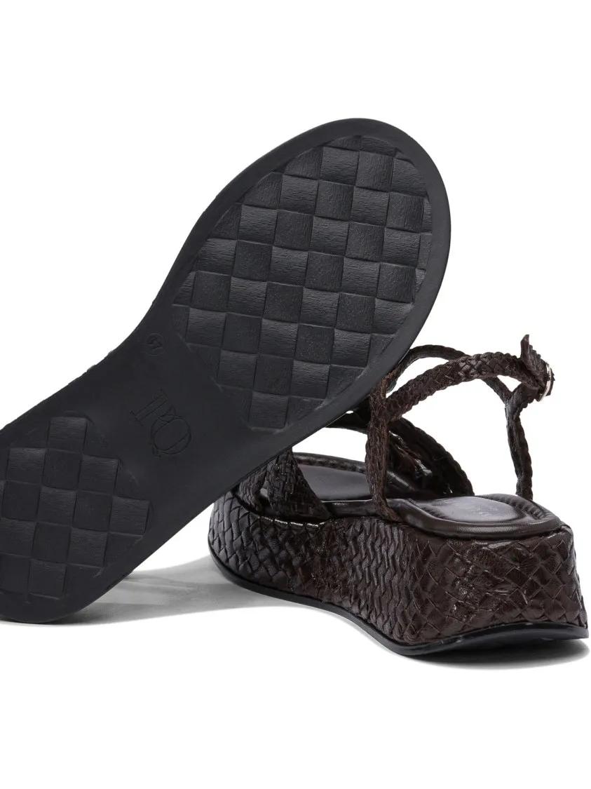 Thumbnail - Pons Quintana Sandalen - Woven Sandals With Adjustable Strap And Platform S - Gr. 40 (EU) - in Schwarz - für Damen