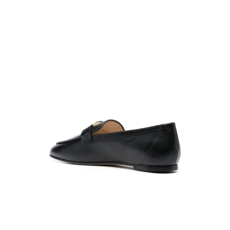 Tod's Ballerinas T-Logo Leather Loafers Black(Image 5)