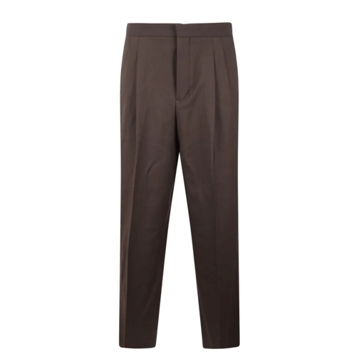 AMI Paris  Large Fit Trousers Brown