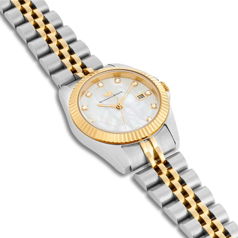 Rhodenwald & Söhne Automatikuhr Damen Armbanduhr Cassina Edelstahl silber(Image 6)