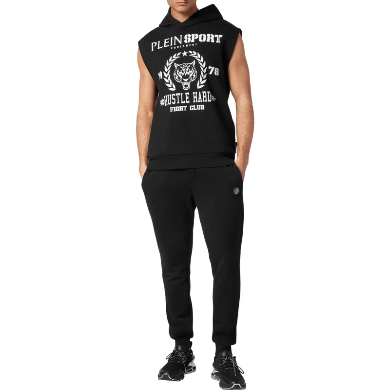 Plein Sport Top Hoodie Tiger schwarz(Image 4)