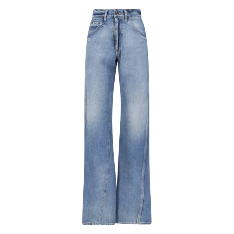 Maison Margiela Jeans Classic Blue Jeans With Straight-Leg Cut Blue