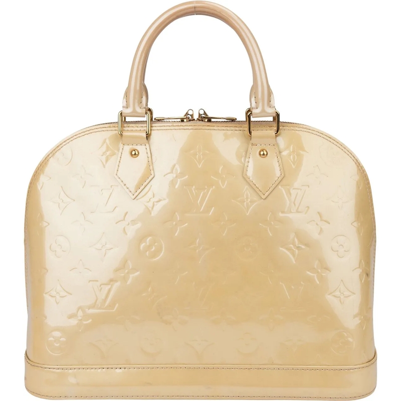 Louis Vuitton Tote Louis Vuitton Vernis Monogram Alma PM Handbag gelb