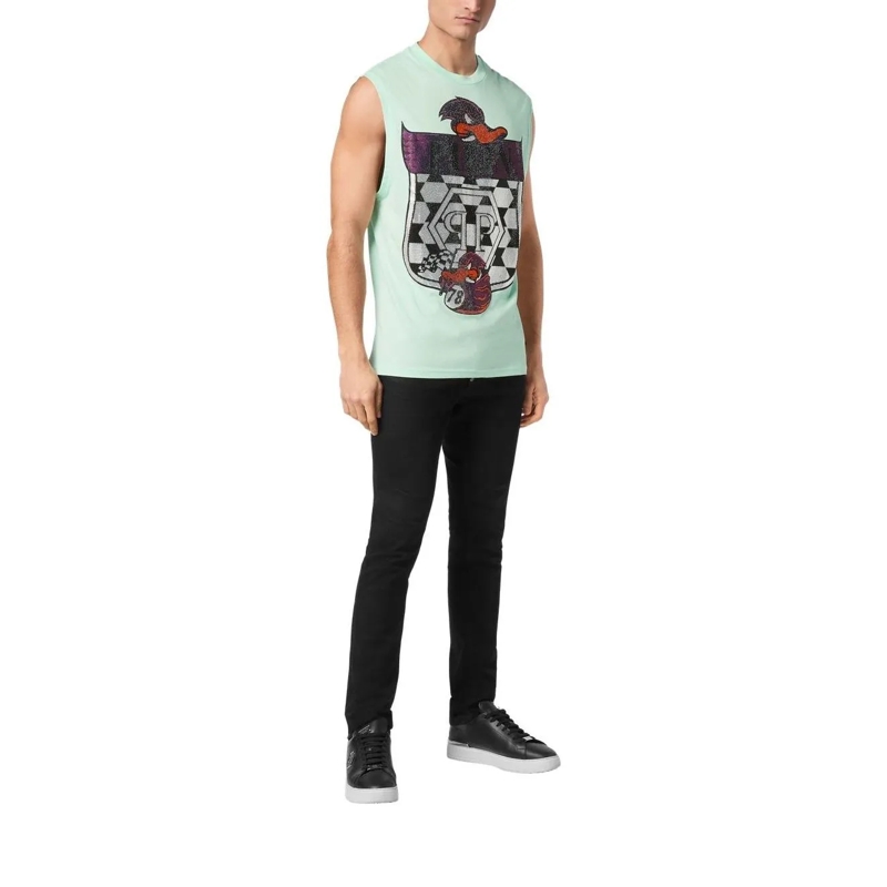 Philipp Plein Top Tanktop grün(Image 2)