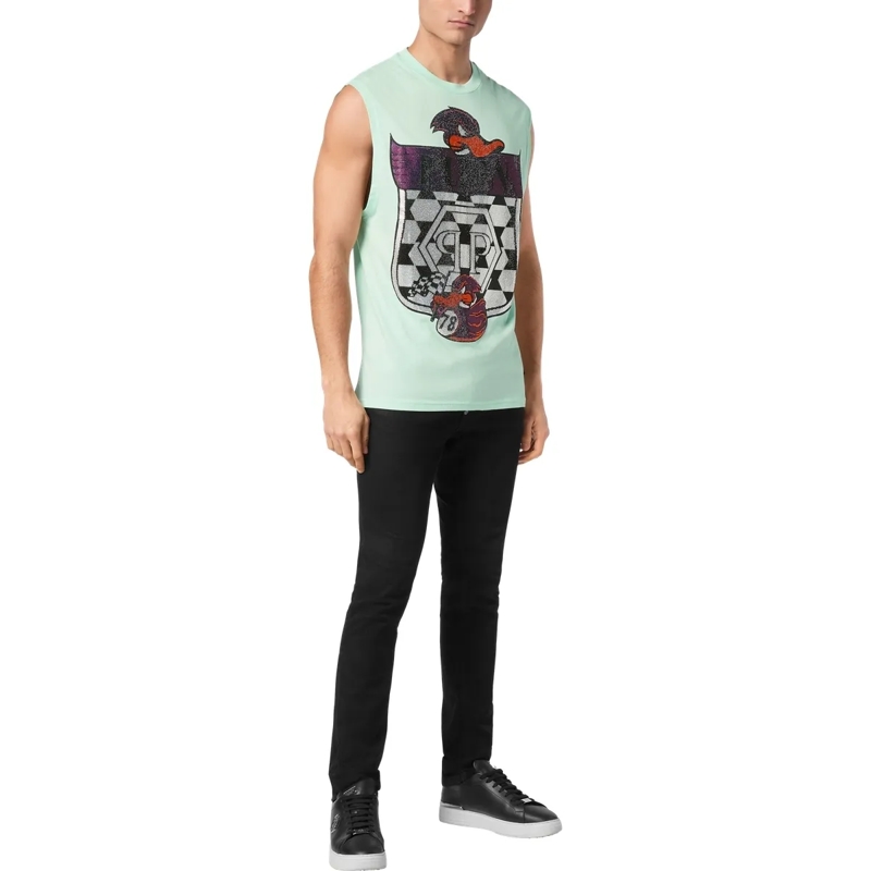 Philipp Plein Top Tanktop grün(Image 4)