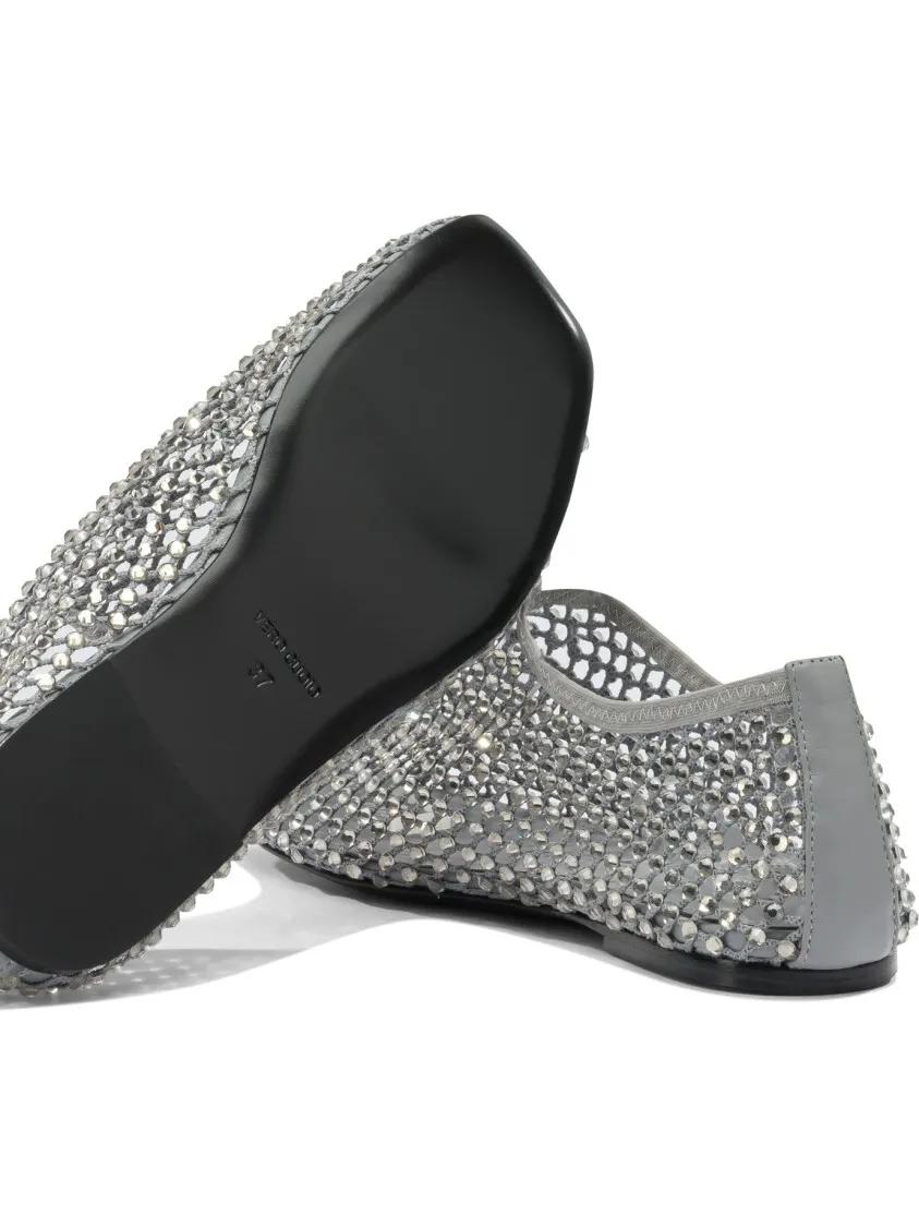 Thumbnail - Breathable Grey Ballerinas With Reflective Embelli - Gr. 37 (EU) - in Grau