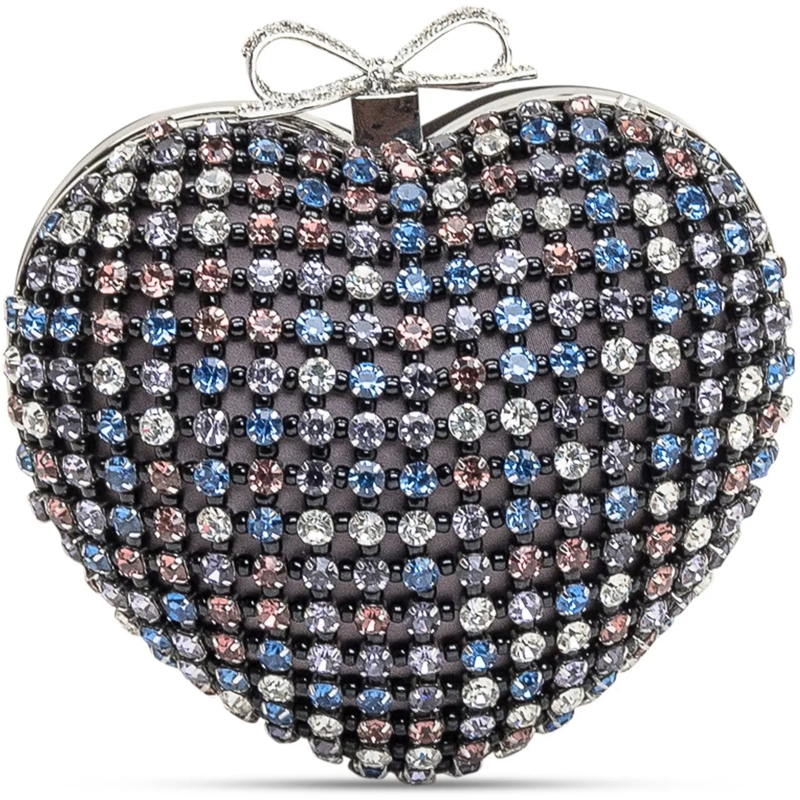 Self Portrait Clutch Mini Borsa Cristalli mehrfarbig