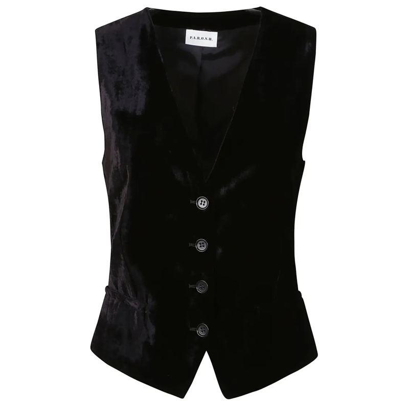 P.A.R.O.S.H. Blazer Relue24 Vest Black