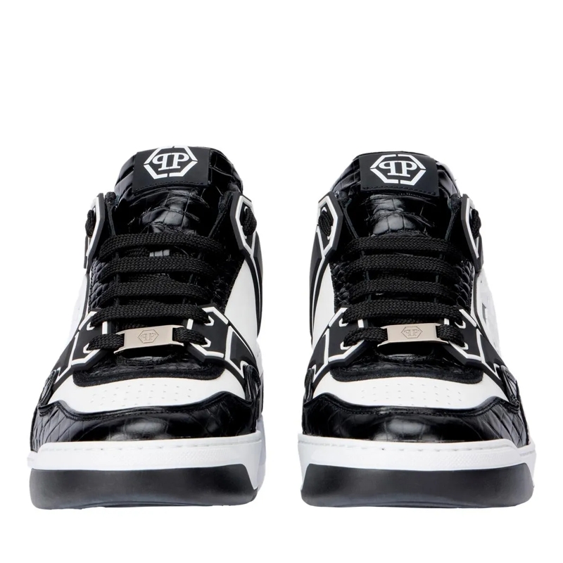 Philipp Plein Low-Top-Sneaker Verleihen Sie Ihrem Look mit diesen Moonwalker-Sne weiss(Image 5)