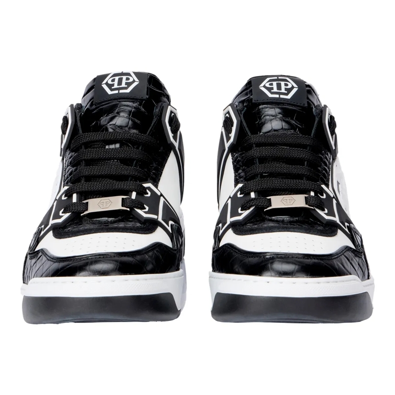 Philipp Plein Low-Top-Sneaker Verleihen Sie Ihrem Look mit diesen Moonwalker-Sne weiss(Image 2)