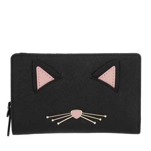 Kate Spade New York Cat's Meow Cat Dara Wallet Blackmulti Portefeuille continental