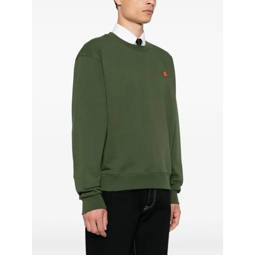 Kenzo Green Sweatshirt With Logo Green Sweatshirts