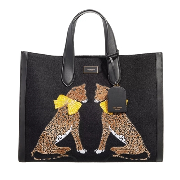 Kate Spade New York Manhattan Lady Leopard Embroidered Fabric
