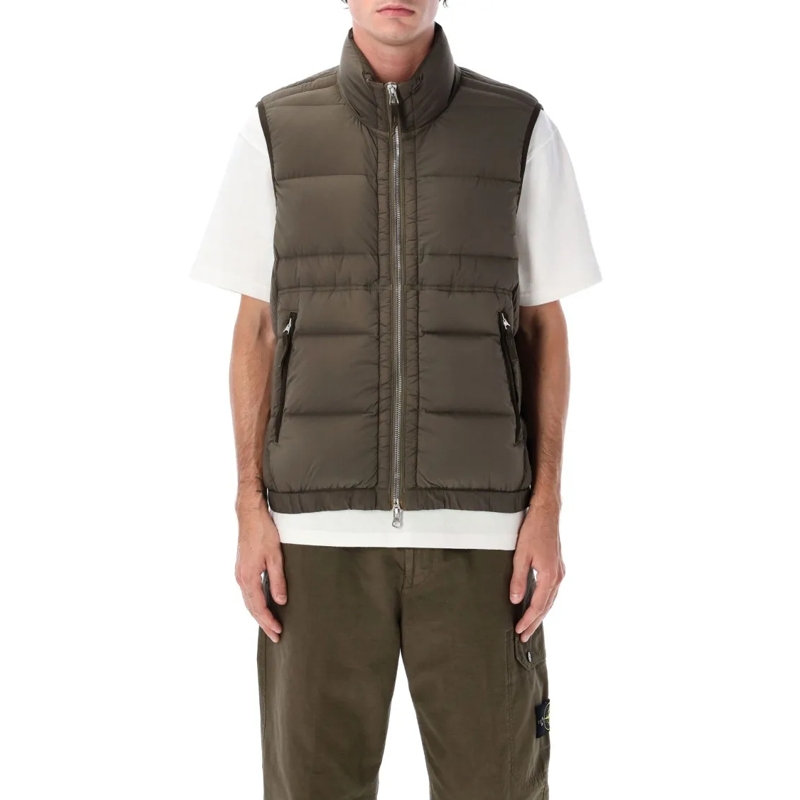 Stone Island Daunenjacke Seamless Nylon Down Vest Grey