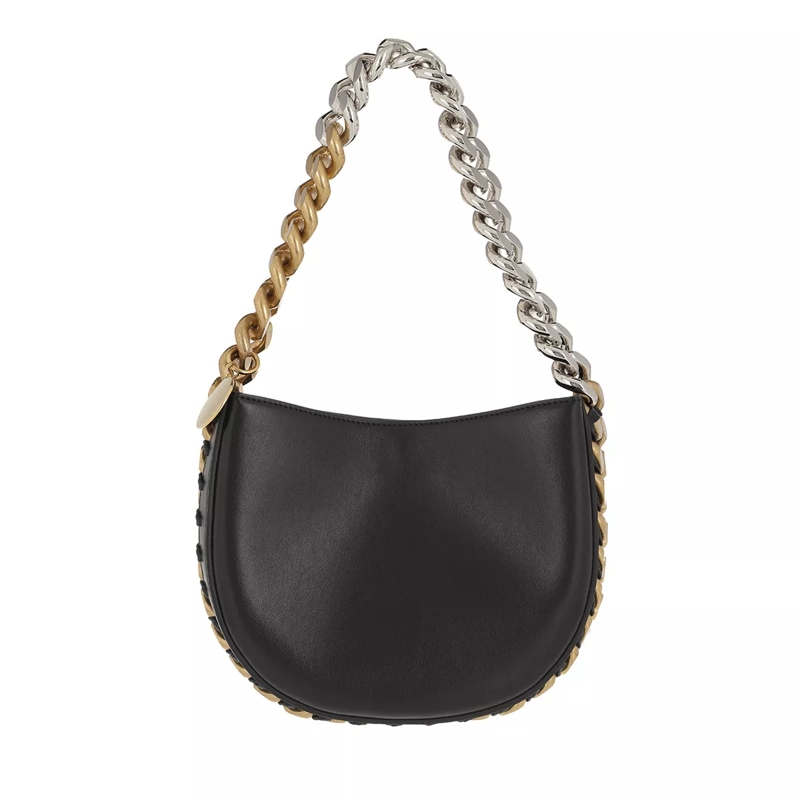 Stella McCartney Sac à bandoulière Frayme Satchel Bag Black