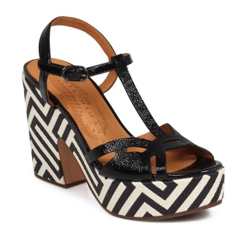 Chie Mihara Jinga Sandals Black High Heel