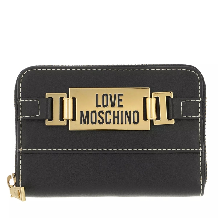 LOVE MOSCHINO Portafoglio grande donna Quilted Nappa PU Nero - Calzature  Durello