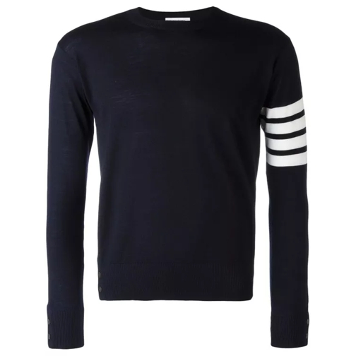 Thom Browne Blue 4-Bar Stripe Jumper Blue 