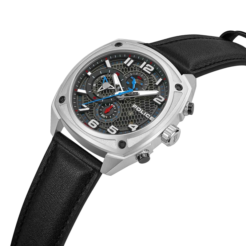 Police Automatikuhr Quarzuhr Portland schwarz(Image 2)