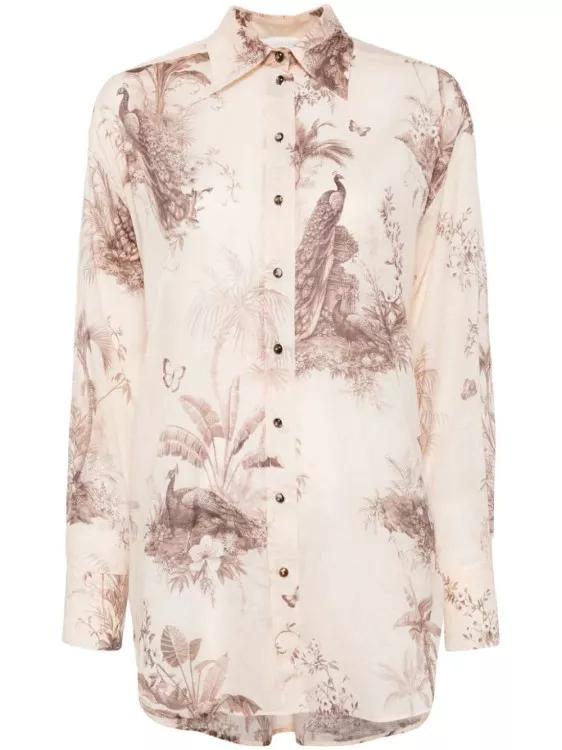 Zimmermann - Waverly Cotton Shirt - Größe 2 -