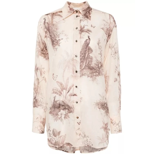 Zimmermann Waverly Cotton Shirt Neutrals 