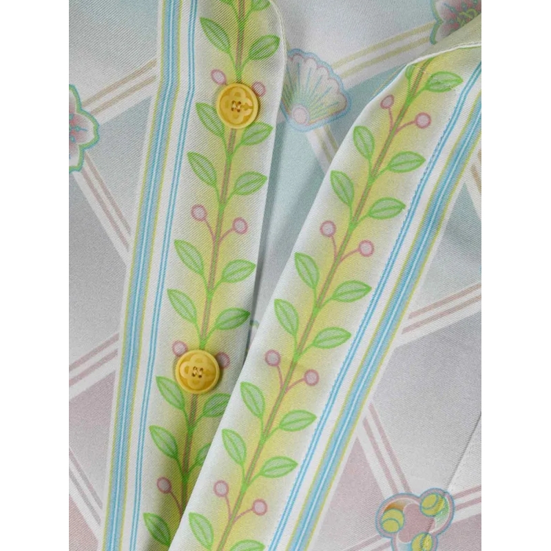 Casablanca Hemd Seidenhemd mit Muster Multicolor(Image 5)