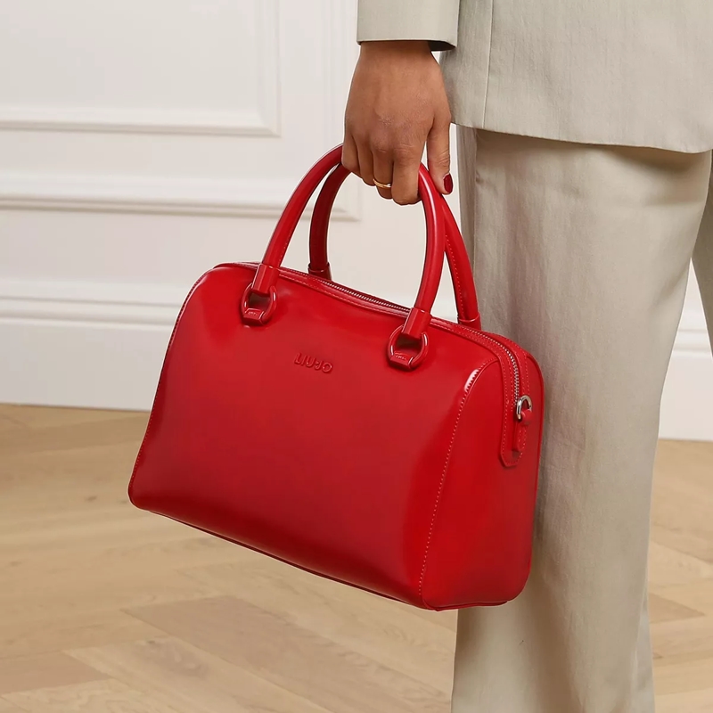 LIU JO Bowling Bag M Satchel  Strawberry(Image 3)