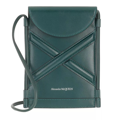 Alexander McQueen The Curve Micro Shoulder Bag Forest Green Minitasche